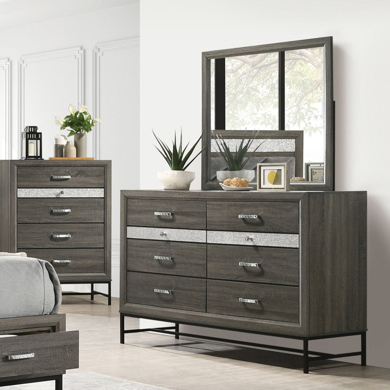 Commode Voleta, gris