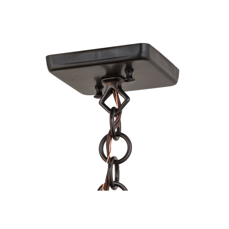 Luminaire suspendu géométrique 1 lumière Wyndham, H 17 po x l 11,75 po x P 8,25 po