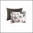 Full/Queen Floral Print Comforter Set