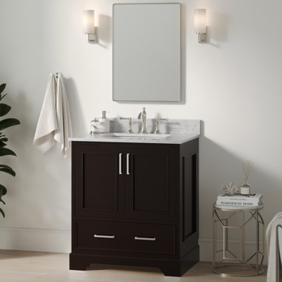 Meuble-lavabo simple avec plateau Abita 55