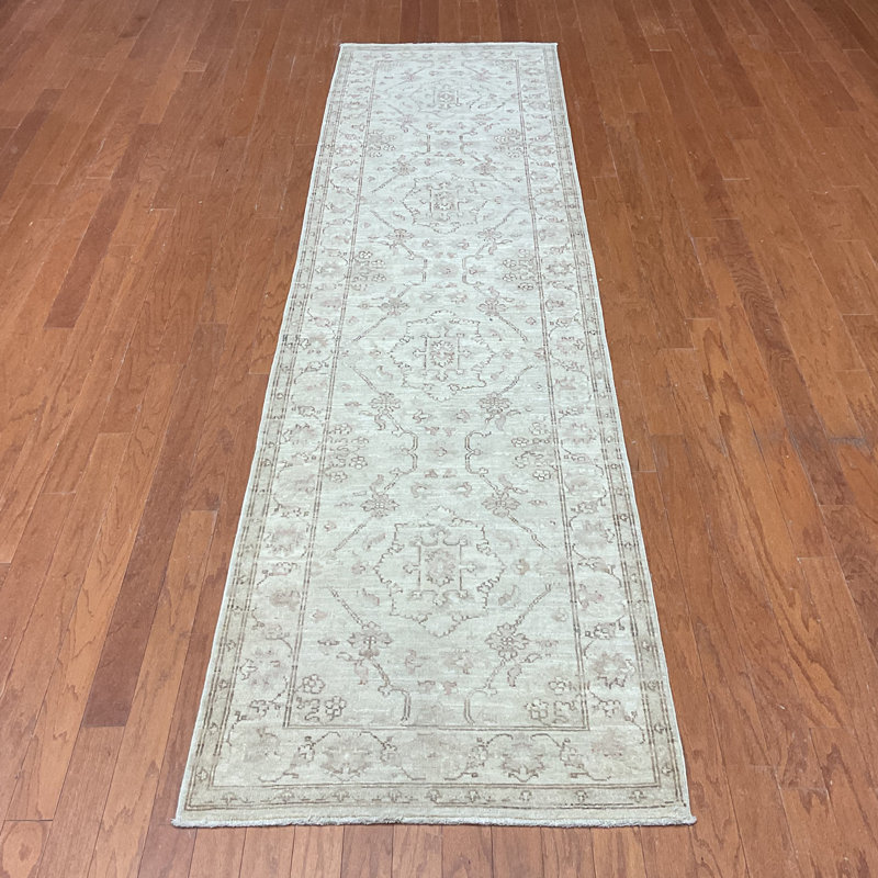  Handmade Oushak Wool Runner