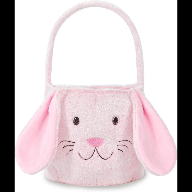 Panier de lapin de Pâques, sacs mignons de seau de Pâques avec oreilles de lapin pour la chasse aux œufs de Pâques, décorations de Pâques, rangement de cadeaux de bonbons 