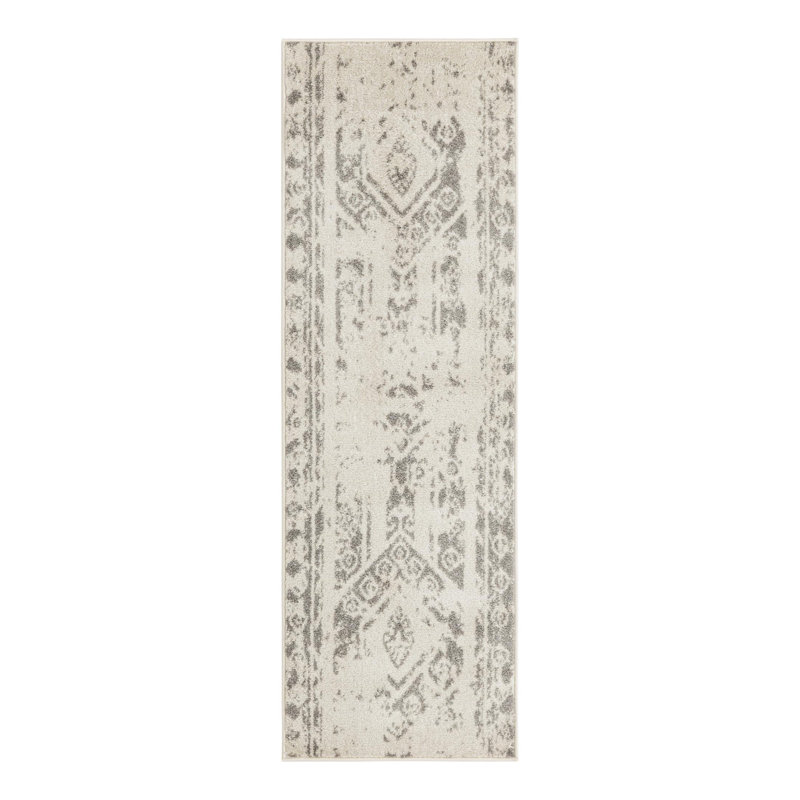 Geometric Indoor Rug, Runner 2' x 6'