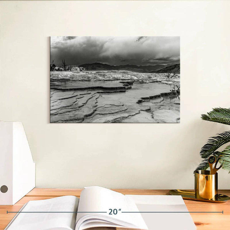 Alvord paysage rocheux monochrome, H 8 po x l 12 po