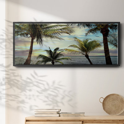 «Honduras Sunset», toile encadrée