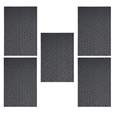 Ensemble de tapis intérieur / extérieur en nylon touffeté à la machine Leelyn