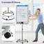 Mobile Whiteboard 40" x 26" Height Adjustable Magnetic Dry Erase Board with Stand-115346892