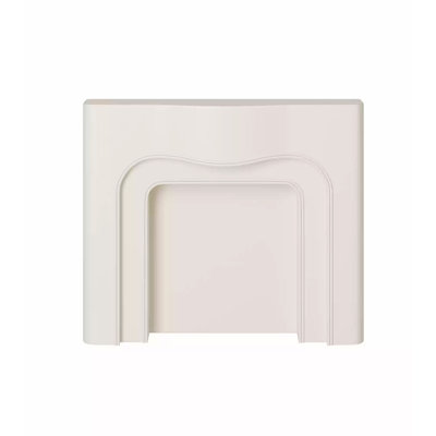 Simple and stylish wall-mounted fireplace cabinet