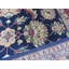 Tapis en laine rouge/bleu 9 pi 3 po x 12 pi 4 po one-of-kind-noué la main Keim