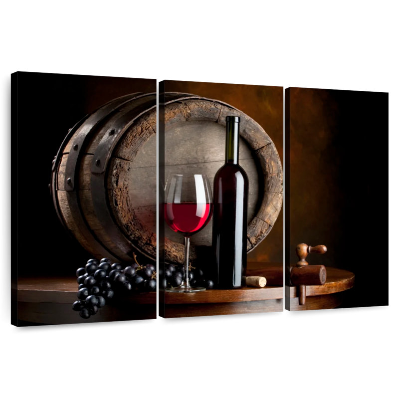Tonneau de vin rouge Yarlin, H 20 po x l 33 po