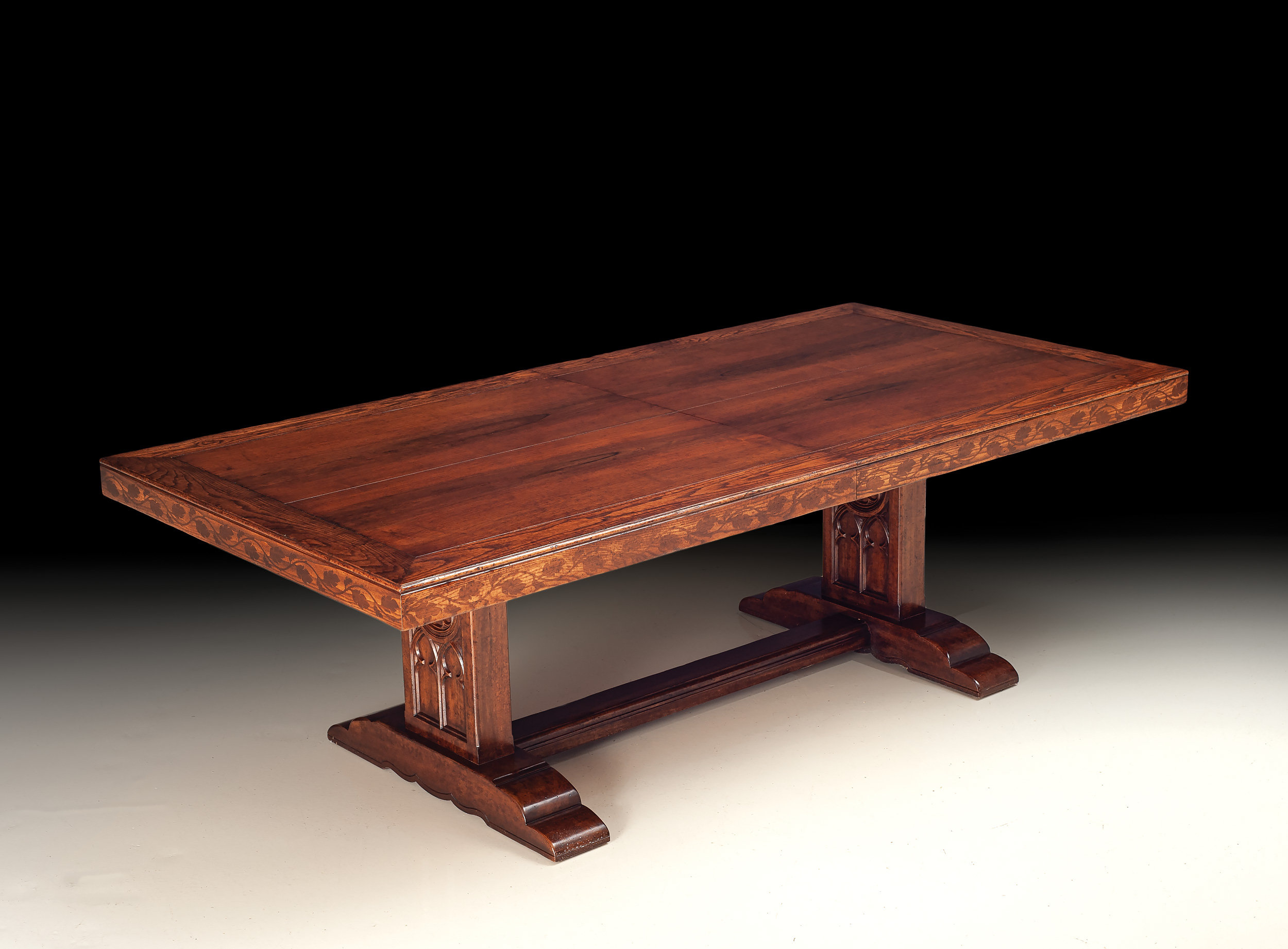 David Michael Extendable Walnut Solid Wood Dining Table | Wayfair