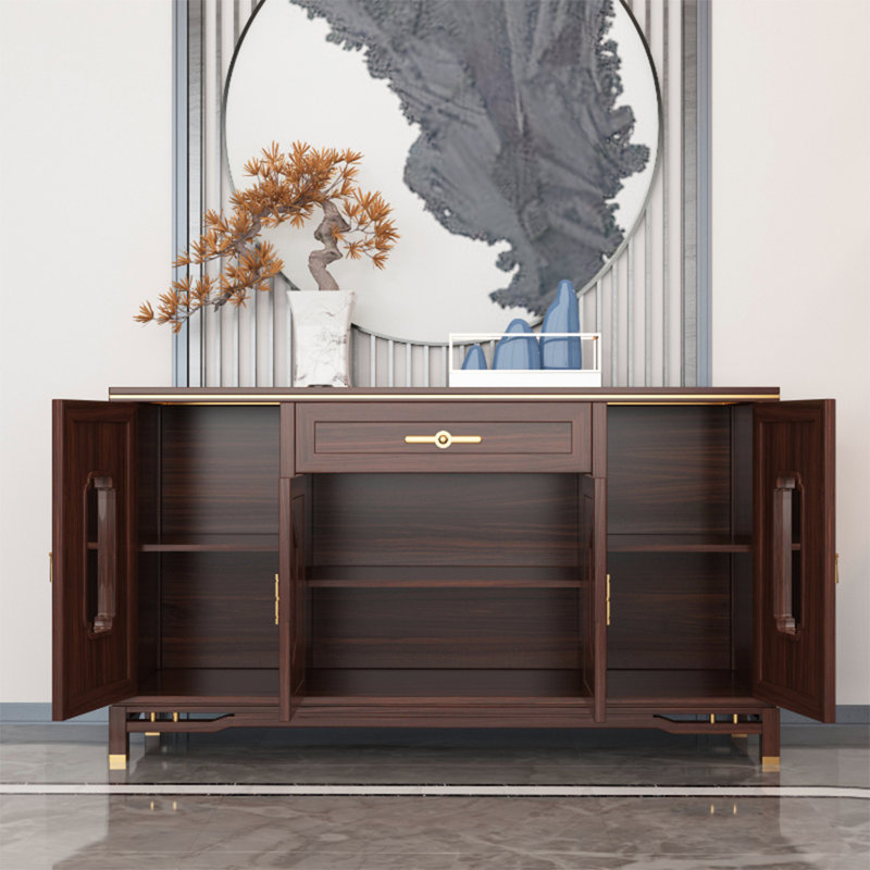 Buffet rétro de style luxueux, H 35,4 po x l 47,2 po x P 15,7 po