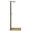 Luminaire de terrasse d'extérieur autoportant en rotin gris 23,62 x 31,50 x 84,25 po WALPLUS