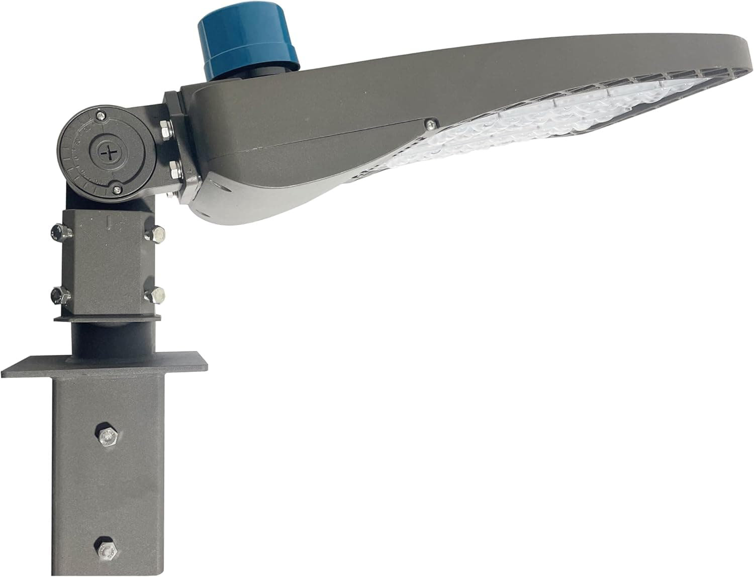 caimen 200W LED Shoebox Light With Square Tenon Adapter Bracket, 5000K ...