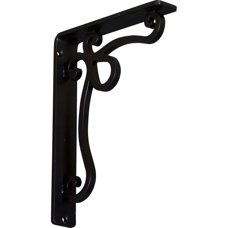 Support en fer forgé Orleans, 1,5 po x 10 po