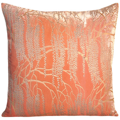 Metallic Square Velvet Pillow Cover & Insert