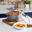 Tower T81286 Cerastone Forged Aluminium Casserole Pot with Ceramic Non-Stick Coating, Tempered Glass Lid, 28 cm, Graphite