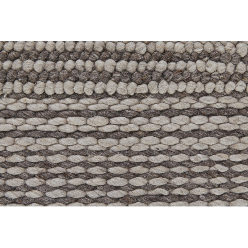 Hamden Modern Stripes, Beige/Brown Area Rug, Rectangle 3'6" x 5'6"