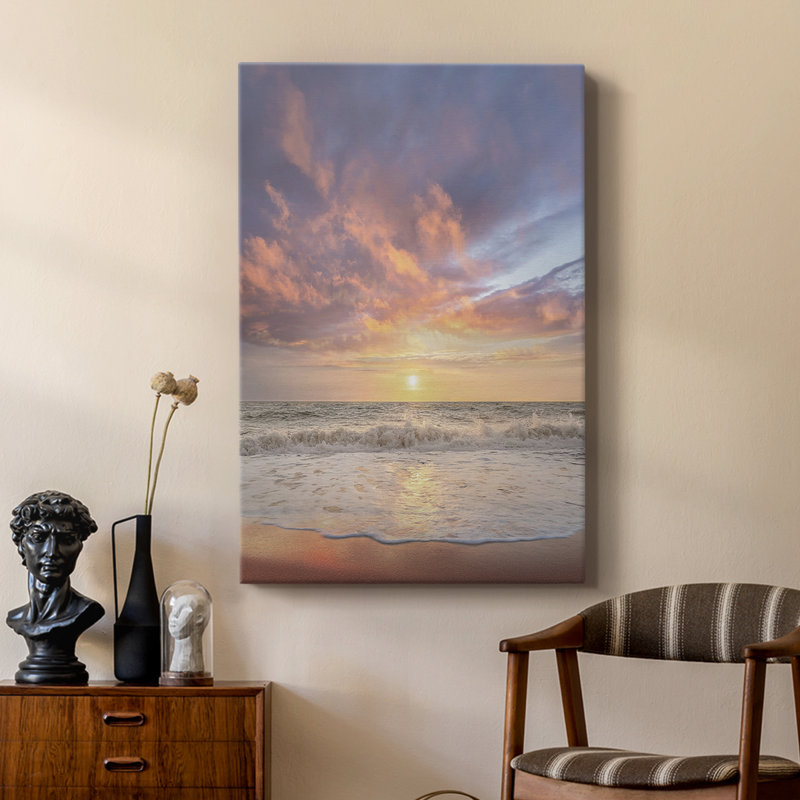 Contemplating Dusk -Custom Wrapped Gallery Cavas, 60" H x 40" W