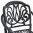 5-Piece Set Of Cast Aluminum Patio Furniture With Black Frame And Brown Seat Cushions(Same Sku: W1710S00062)