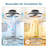 Modern Led Ceiling Fan With Light – Dimmable Ceiling Light With Invisible Blades And Crystal Design, Remote Control & Adjustable Color Temperature, Quiet Fan For Bedroom, Living Room-434539298