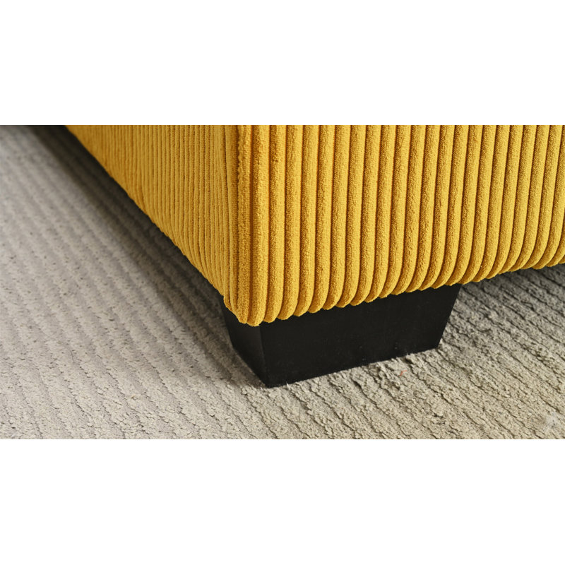 Canapé modulaire surdimensionné deux pièces de luxe faisant face à la gauche pour le salon, Orienté à gauche (vu de face)
