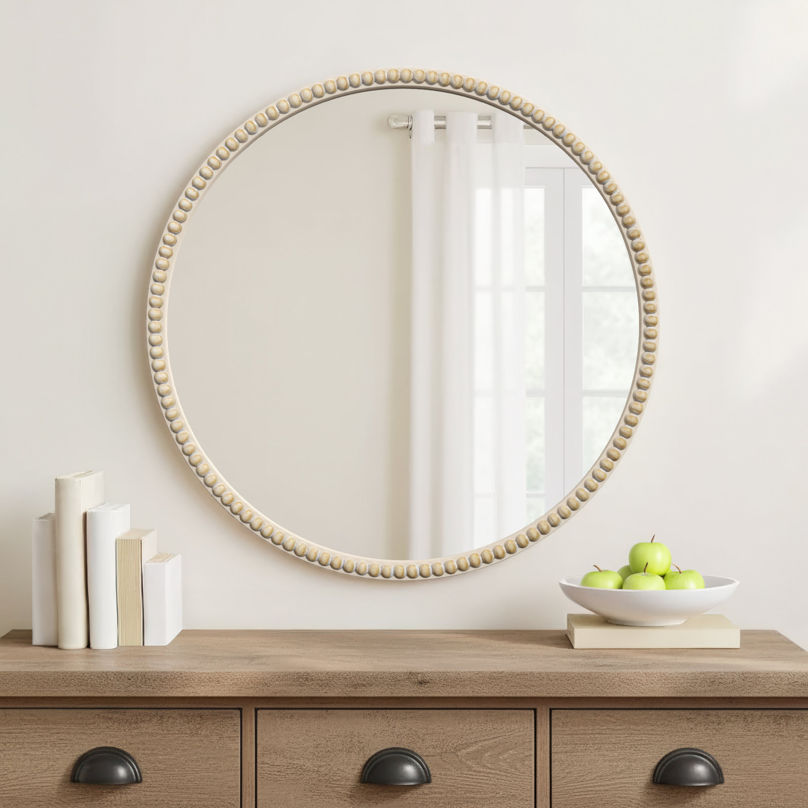 Bence 33" Round Wall Mirror