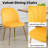 Velvet Upholstered Stacking Side Chair-748443228