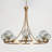 Elisabette 8 - Light Large Dimmable Wagon Wheel Chandelier