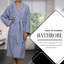 Peignoir mi-mollet en ratine 100 % coton avec poches Finnian-22181938-22181948