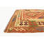 Tapis de la zone en laine brun/rouge 3 pi x 6 pi 8 po one-of-kind-noué la Doorfield