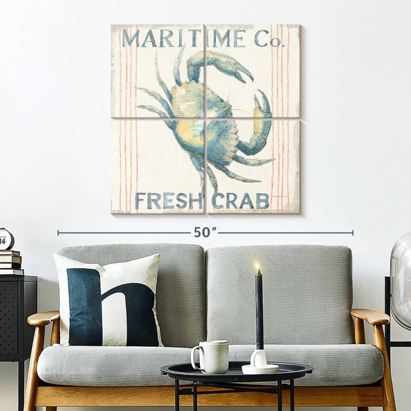 Kema Floursack Nautical XIV Wall Sign, 32" H x 32" W