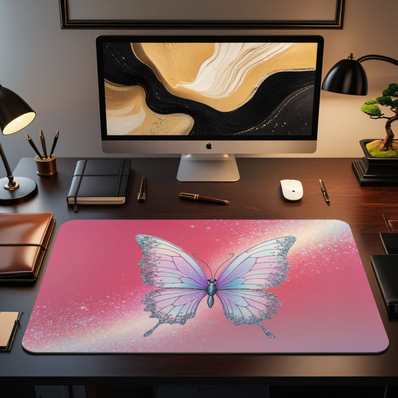 Polyester Desk Pad, 31.5x15.5