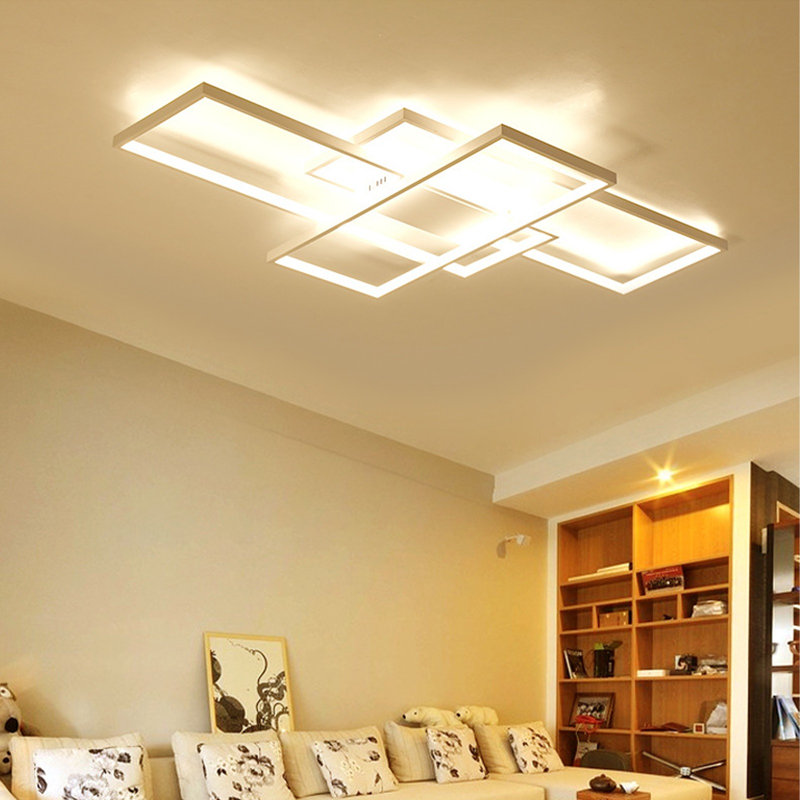 Semi Flush Mount, White