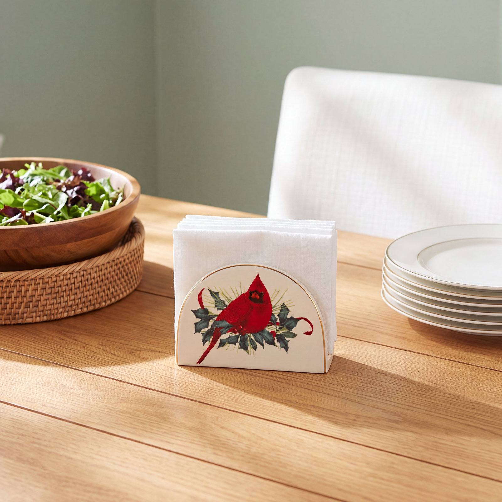 Winter Greetings Napkin Holder