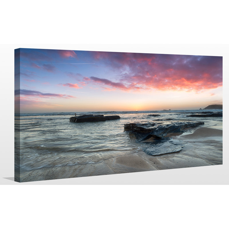 « shore thing », reproduction de photo sur toile tendue, H 36 po x l 60 po x P 1,5 po