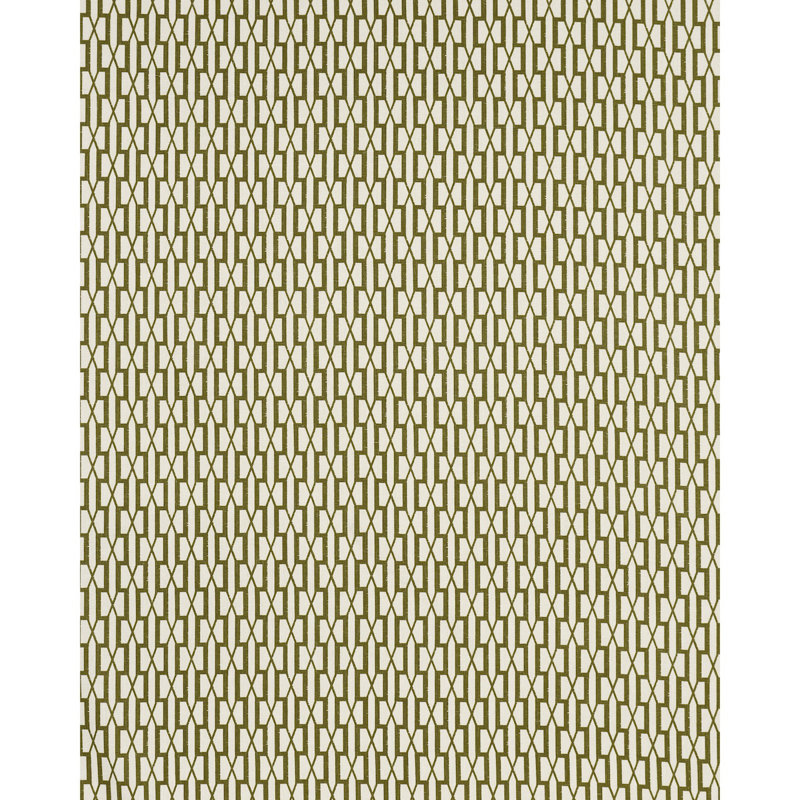 Tissu belvédère Schumacher X Veere Grenney, Olive