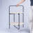 Mijas 2 Tier Storage Shaelves Round End/Side Table with Handle for Living room, Bedroom-1050253754