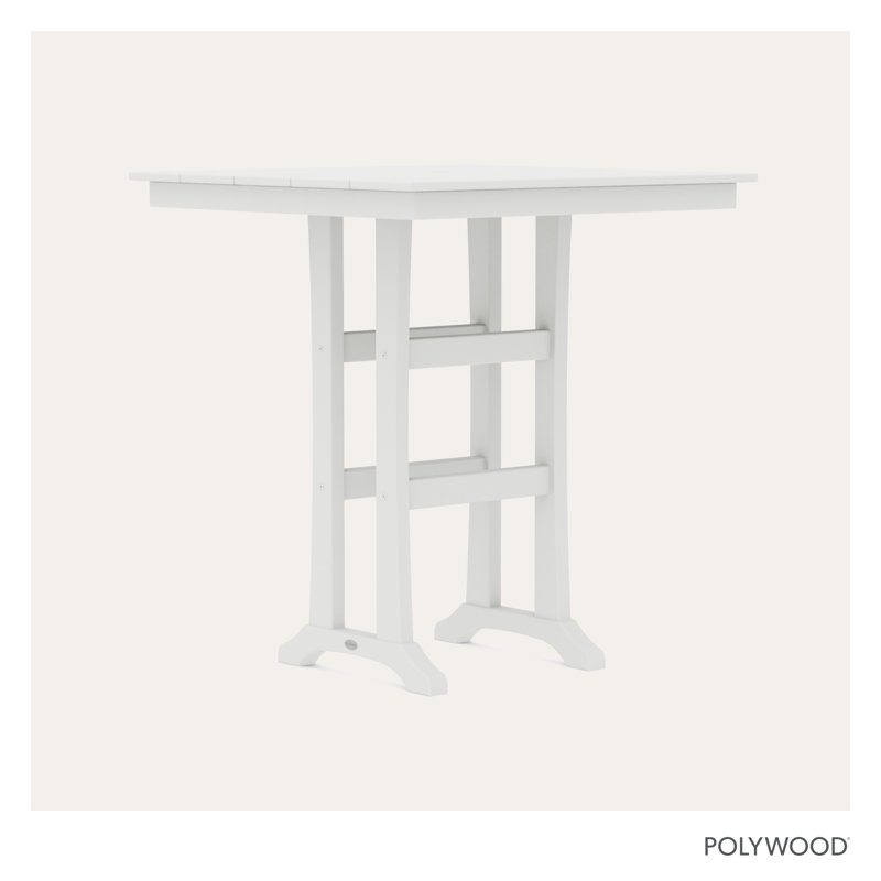 Farmhouse Trestle Dining Table, White