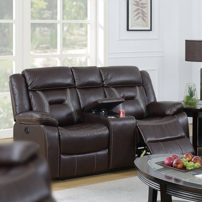 Catarina 73'' Faux Leather Power Reclining Loveseat