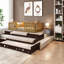 Lit simple en bois naturel Montessori