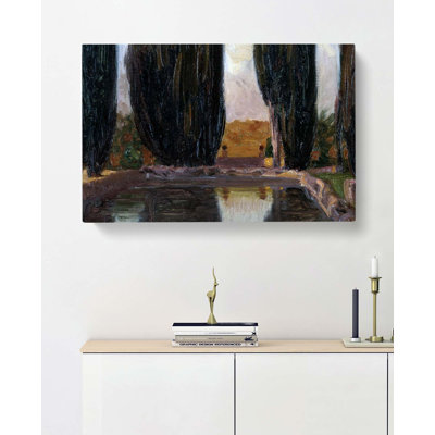 Cypresses by Pierre-Joseph Redoute - Wrapped Canvas