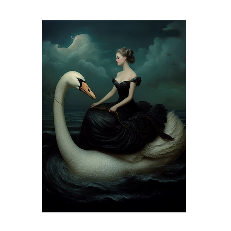 Art sur toile «Bachelo Sasha le voyage», H 19 po x l 14 po