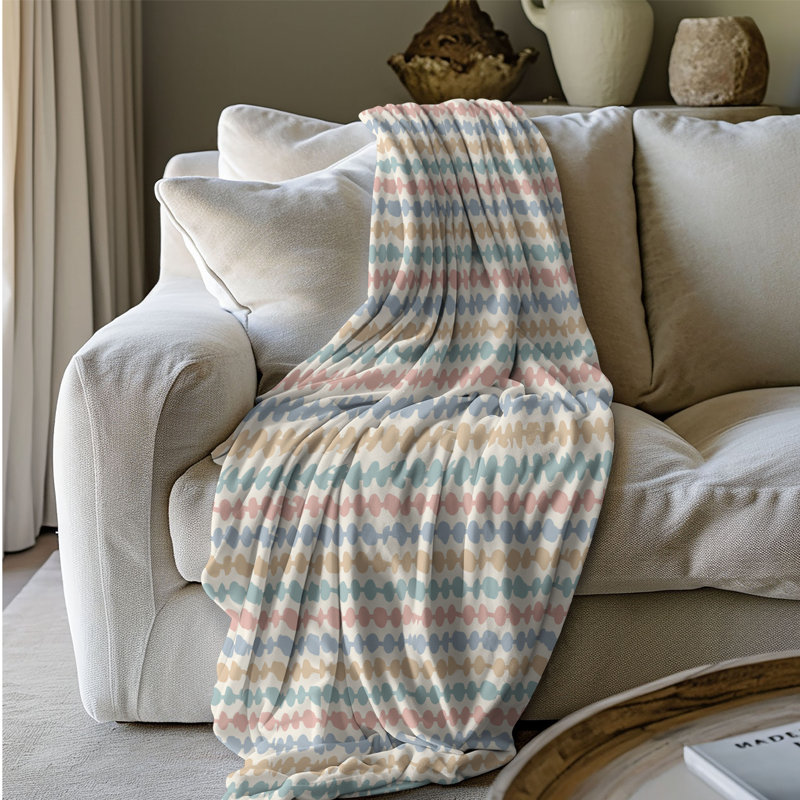 Couverture douce en sherpa de qualité supérieure Soft Calm, Lit simple