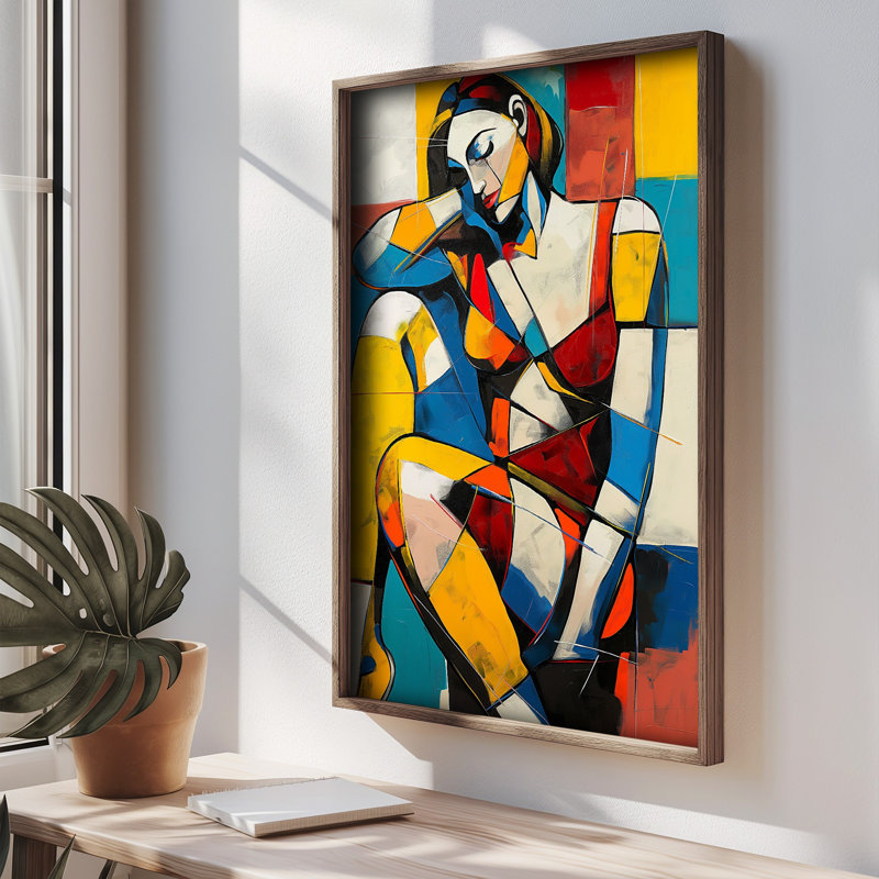 Élégante peinture décorative en panneau de fibres à densité moyenne, 19,7 po x 27,6 po x 0,1 po | 100% panneau de fibres à densité moyenne (épaisseur de 3 mm) avec cadre 100% bois de pin | Art imprimé UV pour la décoration intérieure, idéal pour le salon, le bureau et la galerie