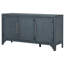 Élégante armoire bleu marine pour la chambre à coucher. + Étagère Ustyle en placage de pin, construction, tablettes réglables en couleur. Tablettes spacieuses-1536984854