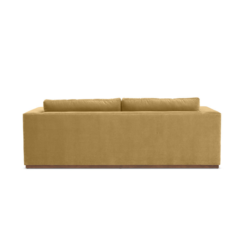 Velvet Sleeper Sofa, Banks Acorn