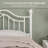 Queen Exquisite Metal Platform Bed with Sturdy and Stable Structure, Spacious Storage, Easy Assembly, White-393994986-393994985