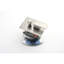 Pomme de douche 12 po à fixation murale, nickel brossé, laiton, profondeur 59 po, largeur 12 po, hauteur 60 po, matériau laiton 9,77 lb, P, l, H