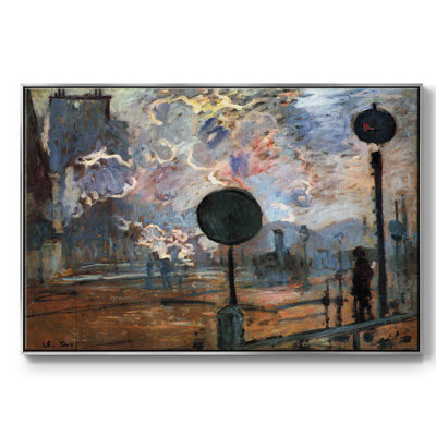 «Out the station Saint», reproduction sur toile